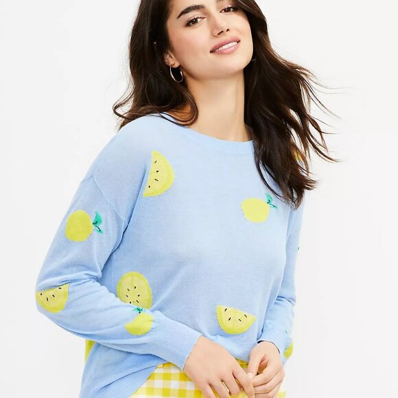 LOFT Lemon Sweater (size M) - Picture 15 of 16